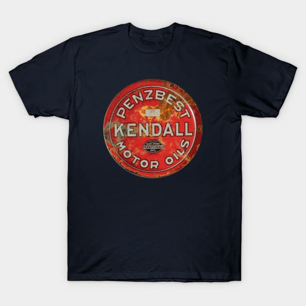 Kendall Motor Oil T-Shirt by Midcenturydave